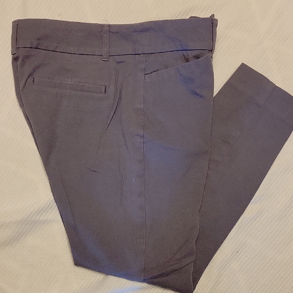 LOFT Women's Gray Chinis Ankle 5P